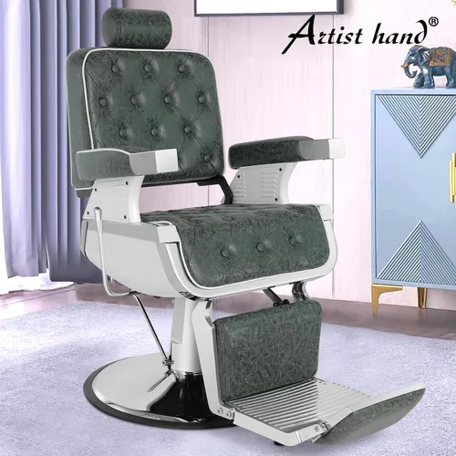 Miniatura 2 de Artist hand Silla de peluquero, silla de salón de belleza, reclinación hidráulica de alta resistencia para estilista, salón de tatuajes, silla