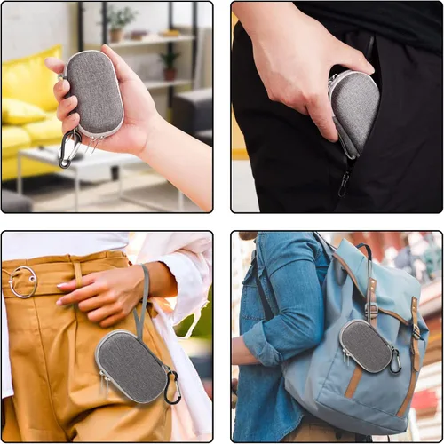 Miniatura 7 de MGZNMTY Estuche de viaje rígido portátil para AliveCor Kardia Mobile Monitor cardíaco Personal EKG/KardiaMobile 6 dispositivos de monitoreo de Gris