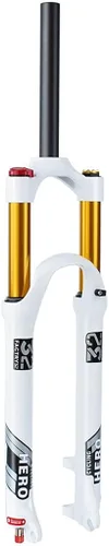 26/27.5/29 Inch MTB Air Suspension Forks Travel 140mm, Rebound Adjust 1-1/8" Straight/Tapered Tube QR 9mm Magnesium Alloy Manual/Remote Lockout