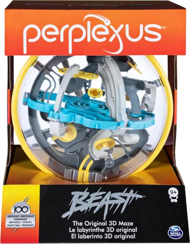Perplexus Beast 3D Juego de Laberinto de Gravedad Rompecabezas de Cerebro Juguetes de Maniobra Puzzle Ball, Artículos de Alivio de Ansiedad, Cosas