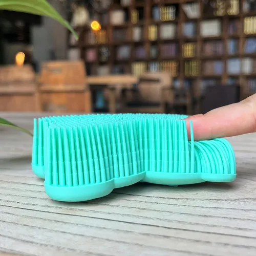 Miniatura 4 de Cepillo sensorial prémium para niños o autismo, exfoliante corporal de silicona suave, cepillos 2 en 1 para terapia ocupacional, esponja