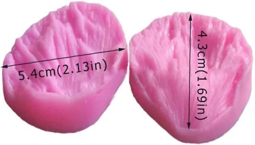 Miniatura 4 de Molde de silicona en relieve pétalo de flores de peonía Fondant Cake Decorating Tools Chocolate Gumpaste Candy Clay Bakeware