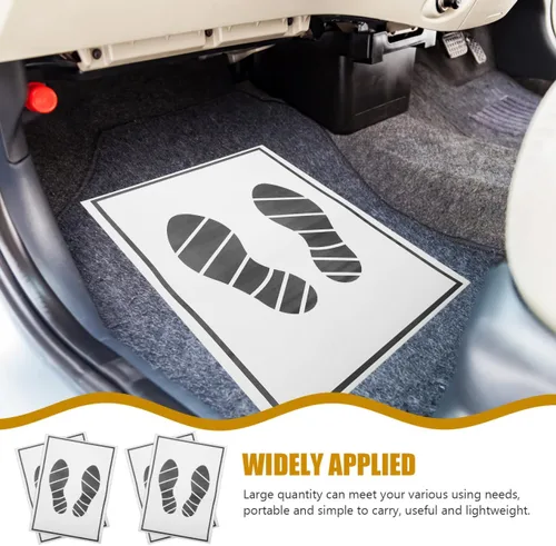 Miniatura 2 de 25 alfombrillas de papel desechables para automóviles y vehículos, alfombrillas de papel desechables para detalles de automóviles, cubiertas