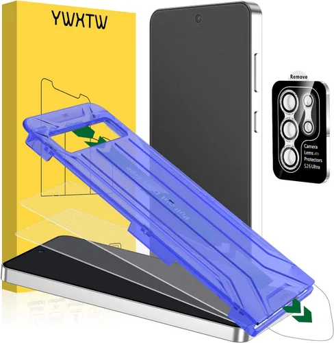 Miniatura 8 de YWXTW EZ Unlock - Protector de pantalla de privacidad para Samsung Galaxy S25 Plus, soporte de huellas dactilares ultrasónico 0.01S, no de vidrio