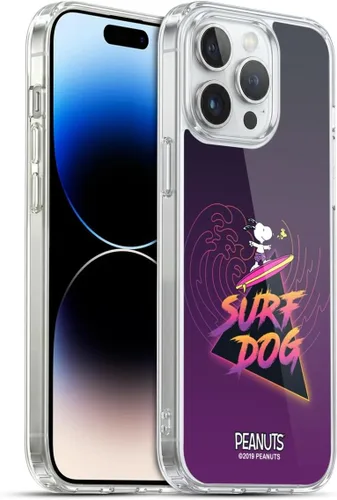 Miniatura 122 de Head Case Designs Peanuts Tropical Surf Snoopy Aloha Disco Gel Funda con licencia oficial [protección de grado militar] compatible con Apple iPhone