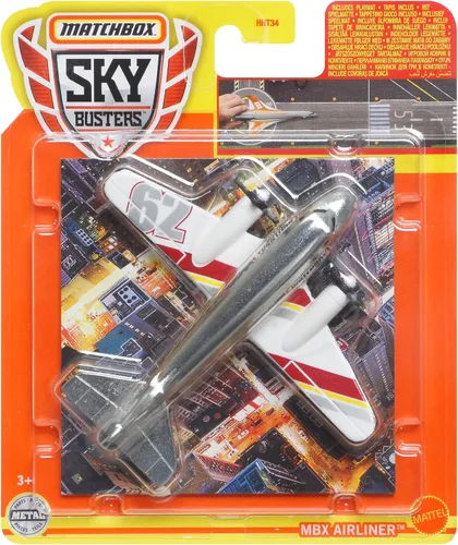 Miniatura 4 de Matchbox Sky Busters Twin Engine Blaze Buster 70 Años