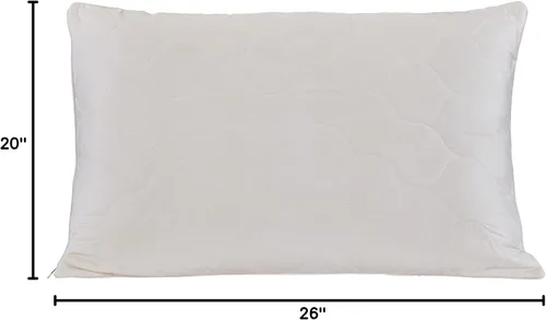 Miniatura 2 de Sleep & Beyond MyWoolly - Almohada ajustable rellena de lana 100% natural con funda de satén de algodón lavable, transpirable y regula