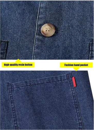 Miniatura 4 de HangNiFang - Chaleco casual con cuello en V para hombre