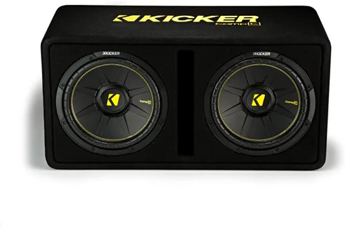 Miniatura 3 de Kicker par de bocinas subwoofer de 12 pulgadas y 1200 W, 2 Ohm, con carcasa ventilada y lista, 44DCWC122