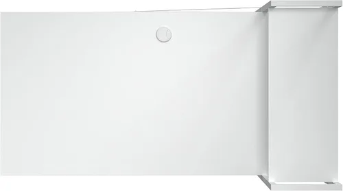 Miniatura 8 de Ames - Escritorio reversible para computadora de juegos de 47 pulgadas con estantes ajustables, escritorio de oficina en casa, gestión de cables