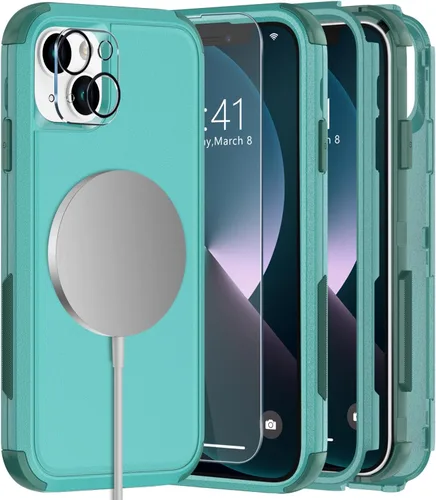 Miniatura 28 de Diverbox Funda para iPhone 13 [A prueba de golpes] [A prueba de caídas] [A prueba de polvo], Funda de Teléfono de Protección Resistente para Apple