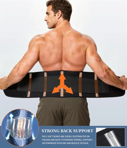 Miniatura 4 de TAILONG Faja reductora de cintura de neopreno cinturón abdominal para hombres, entrenador de cintura para mujeres, corsé adelgazante, moldeador