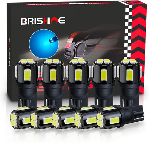 Miniatura 9 de 194 focos LED extremadamente brillantes 5630 Chipsets 168 2825 175 T10 W5W focos LED de repuesto para interior de coche, domo, mapa, puerta, Blanco