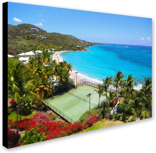 Miniatura 2 de Trademark Fine Art CATeyes - Lienzo decorativo para pared, diseño de Islas Vírgenes, 22 x 32 pulgadas