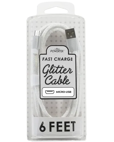 Miniatura 10 de Liquipel Powertek - Cable de carga micro USB para teléfonos celulares y dispositivos electrónicos, 6 pies (negro)