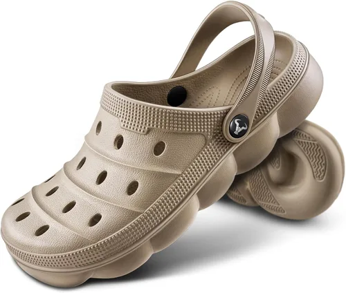Miniatura 14 de BULLIANT Zuecos para Hombre, Sandalias de Mules Cómodas para Hombre y Mujer con Plantilla Acolchada y Soporte de Arco - EVA Ligera