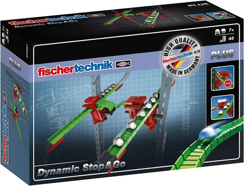 Miniatura 2 de fischertechnik Dynamic Plus Stop & Go Marble Run accesorio de construcción, multicolor