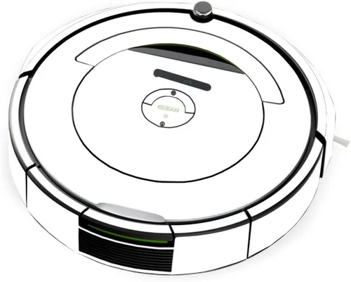 Miniatura 22 de MightySkins Skin compatible con iRobot Roomba 690 Robot Vacuum - Azul claro sólido Cubierta protectora de vinilo duradera y única Fácil