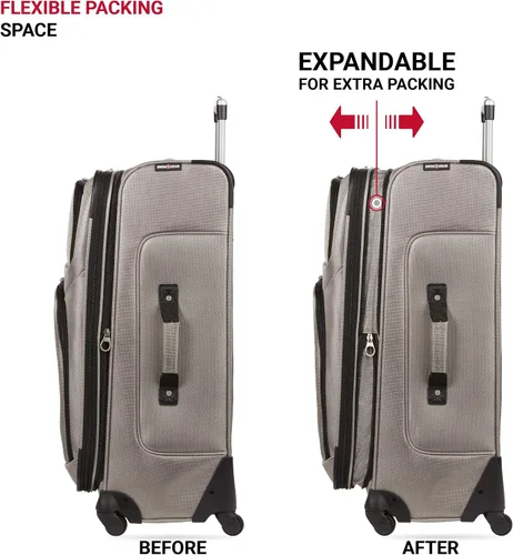 Miniatura 5 de SwissGear - Equipaje suave expandible Sion con ruedas Peltre