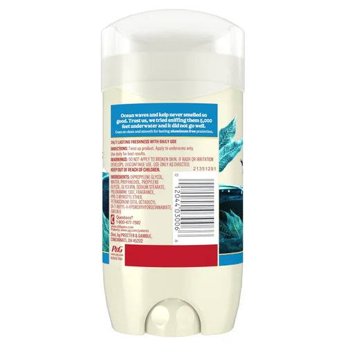 Miniatura 8 de Old Spice Desodorante para hombre Deep Sea con aroma de elementos oceánicos inspirado en la naturaleza, 3 oz