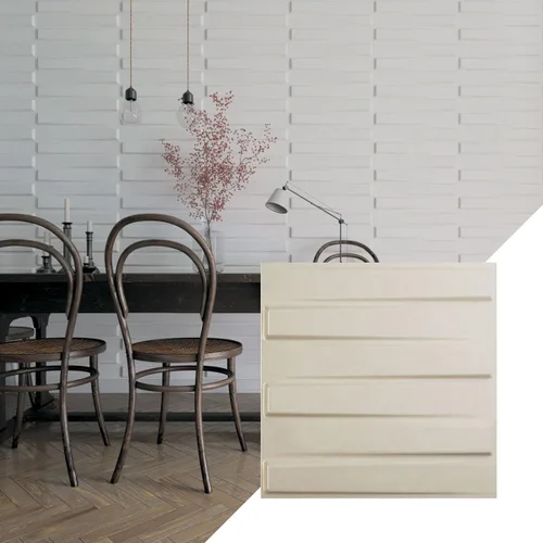Miniatura 27 de Ekena Millwork 19 5/8 pulgadas de ancho x 19 5/8 pulgadas de alto, Keyes EnduraWall decorativo 3D, laguna satinada (cubre 2.67 pies cuadrados).