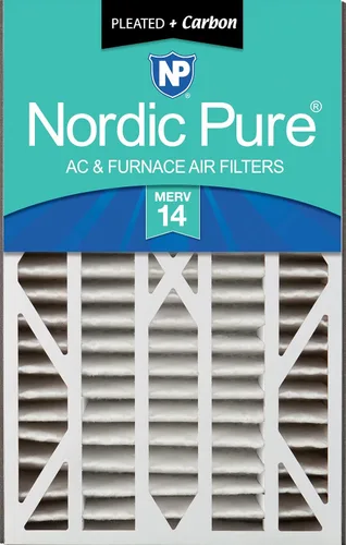 Miniatura 15 de Nordic Pure Filtros de aire de repuesto MERV 15 Plus Carbon Trion Air Bear Cub de 16 x 25 x 3 (15 13/16 x 24 5/16 x 3)