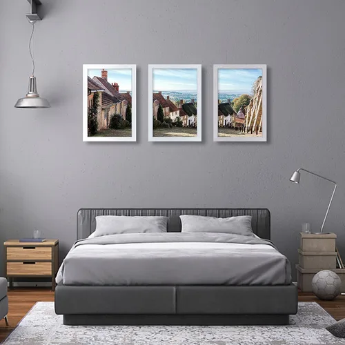 Miniatura 143 de VCK Marcos para póster de madera maciza de 22.375 x 34 pulgadas, marco de fotos A1 negro con montaje en pared, paquete de 3