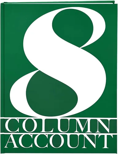 Miniatura 21 de BookFactory Libro de contabilidad de 2 columnas/libro de cuentas/libro de contabilidad/cuaderno (libro columnar de dos columnas) – tapa dura