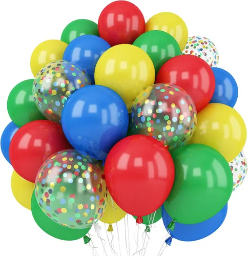 Miniatura 22 de Globos de látex blanco dorado rosa claro, 35 piezas