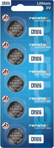 Miniatura 10 de Renata CR1616 Baterías - Batería de litio de 3 V 1616 (2 unidades)