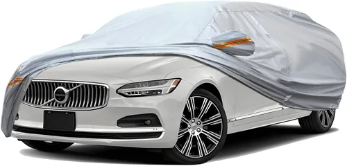 Miniatura 10 de TUCAREST - Funda de auto completa de 6 capas de alta calidad, diseño de cremallera de carcasa dura, impermeable, resistente a la intemperie