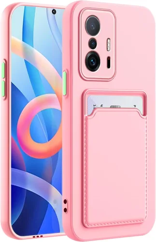 Miniatura 25 de Funda para Redmi Note 9 Pro, Redmi Note 9s con ranura para tarjetas de crédito, TPU suave silicona TPU resistente a los arañazos delgada ranura