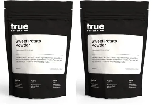 Miniatura 4 de True Nutrition Polvo de batata – Fuente de carbohidratos de alimentos integrales – Paleo, vegano, sin gluten, sin OMG – para batidos, hornear