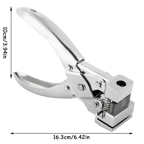 Miniatura 7 de Perforadores de etiqueta con forma de ranura en T para manualidades de papel, insignia y tarjeta de identificación, cartulina de PVC, colgador
