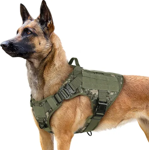 Miniatura 55 de rabbitgoo - Arnés táctico para perros pequeños, arnés resistente para mascotas con asa, chaleco de servicio sin tirones para razas pequeñas, chaleco