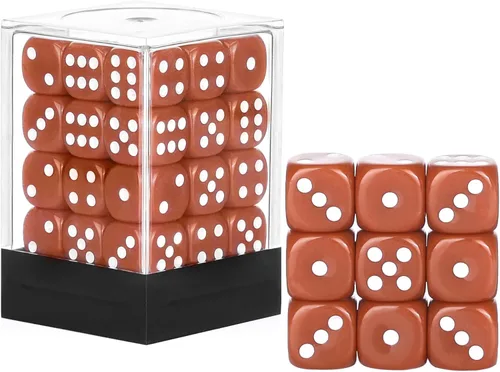 Miniatura 30 de 36 Piezas 12mm Juego de Dados Mini de 6 Caras, Juego de Dados D6 de Colores Translúcidos, Juego de Dados Estándar de 6 Caras para Juegos de Mesa