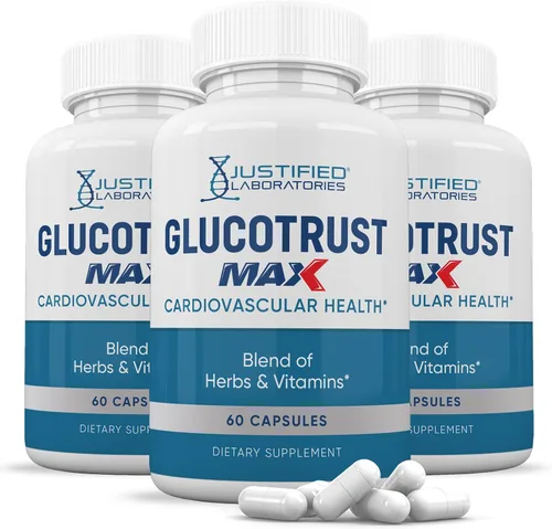 Miniatura 8 de Justified Laboratories Glucotrust Max 1295MG Formula Suplemento Píldoras 120 Cápsulas (paquete de 2)