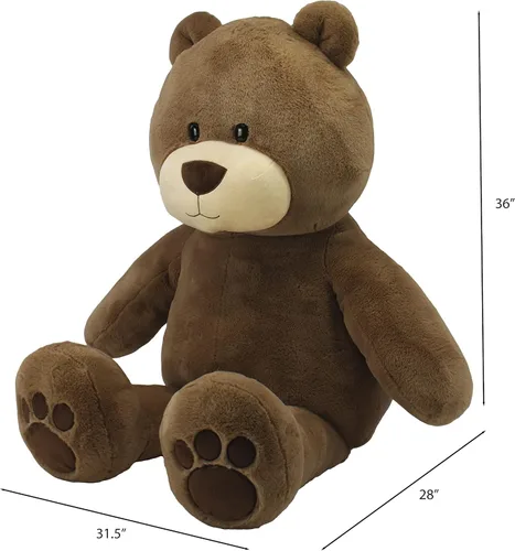 Miniatura 2 de Animal Adventure® Sqoosh2Poof™ Personaje de peluche gigante comprimido dentro de una caja pequeña Oso de 54 pulgadas