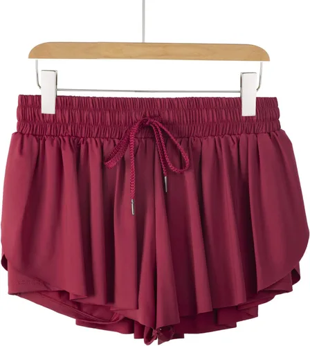 Miniatura 15 de Blaosn Pantalones cortos atléticos fluidos para mujer, gimnasio, yoga, entrenamiento, correr, pantalones cortos de tenis, falda falda linda, ropa