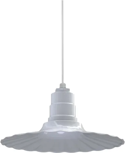 Miniatura 43 de Steel Lighting Co. Colgante Eagle Rock Lámpara montada en el techo Onda radial de 16 pulgadas vástago de 12 pulgadas Acero resistente
