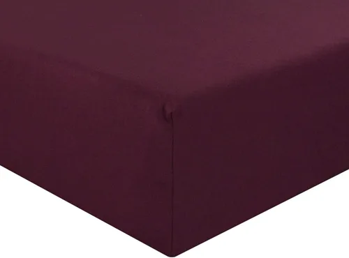 Miniatura 3 de Sábana bajera ajustable de punto suave y transpirable para camiseta (rojo, Queen)
