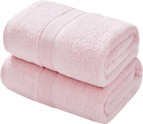 Miniatura 29 de Aibaser Toallas de baño, 27 x 54 pulgadas, naturales, ultra absorbentes, para baño, viajes, gimnasio, ducha y spa (juego de 6 piezas) (azul)