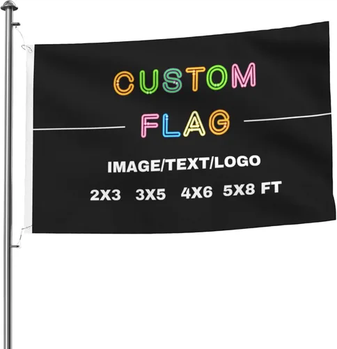 Miniatura 18 de Bandera de jardín personalizada para exteriores, banderas personalizadas de doble cara de 28 x 40 pulgadas, para hacer tu propia bandera divertida