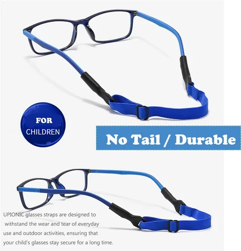 Miniatura 5 de Correa ajustable para lentes para niños, 5 correas sin cola, correa de soporte para lentes para niños y niñas Rosa