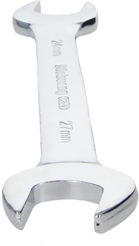 Miniatura 4 de Utoolmart Llave doble de extremo abierto, llave métrica de 9.646 in de longitud, llave de pie de gallo de 0.945 in x 1.063 in, CR-V, totalmente