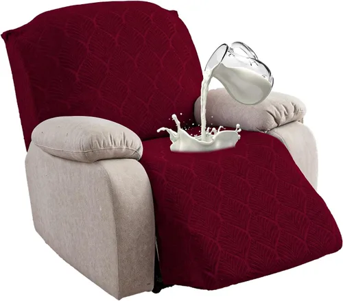 Miniatura 33 de Funda para Silla Reclinable 100% Impermeable, 1 Pieza Fundas Elásticas para Sofá Reclinable Lavables para Silla Reclinable para Mascotas, Perros