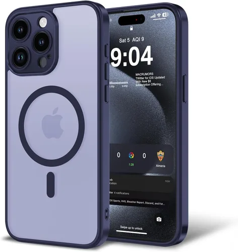 Miniatura 12 de Funda para iPhone 11 con protector de pantalla, compatible con MagSafe, ultra delgada, translúcida, mate, a prueba de golpes, color negro