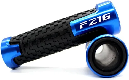 Miniatura 8 de Manillar de motocicleta para Yamaha FZ16 FZ 16 FZ-16 7/8 pulgadas, 0.866 in, mango antideslizante, empuñaduras para manillar de mano (color negro)