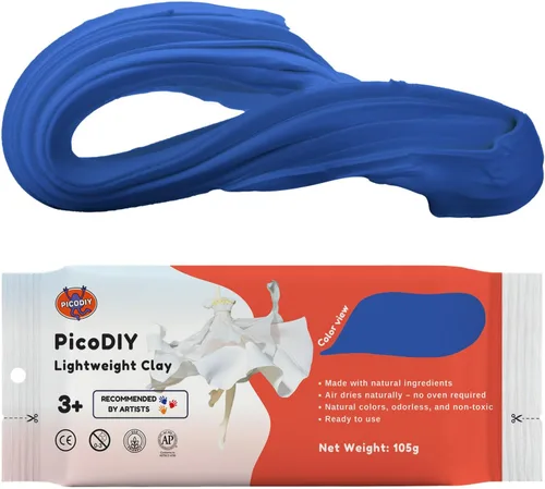 Arcilla ligera - Arcilla de secado al aire, ultra ligera y suave, segura y no tóxica, moldeable y flexible, arcilla de modelado DIY para figuras de