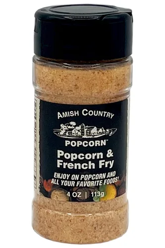 Miniatura 28 de Amish Country Popcorn Paquete variado de condimentos Queso cheddar – 5.1 oz y queso cheddar blanco – Condimento de palomitas de maíz de 3.8 onzas